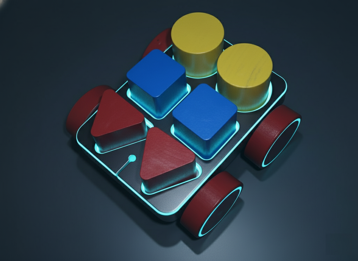 Juego de encajar piezas con formas geométricas